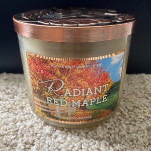 Radiant Red Maple Bath & Body Works Candle